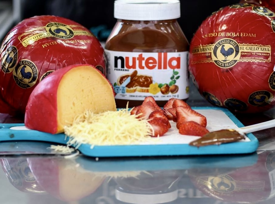 Marquesita con Nutella y queso